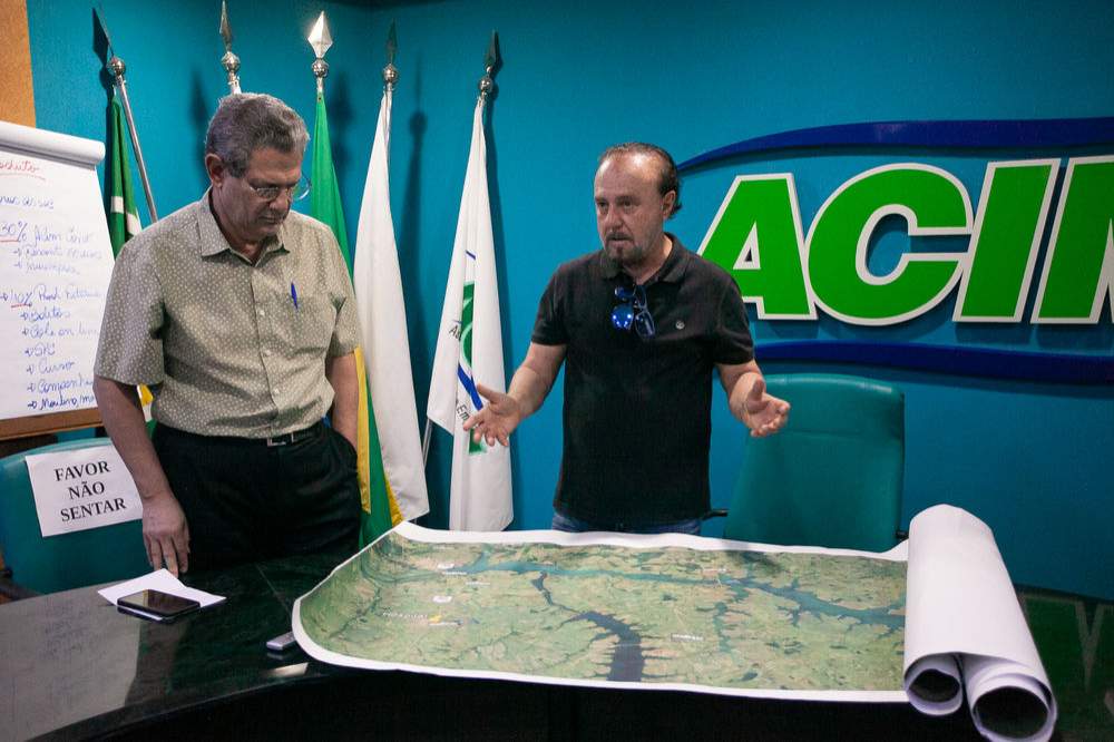 O prefeito de Andradina, Mário Celso Lopes, que vai lançar o programa “Península dos Grandes Lagos”