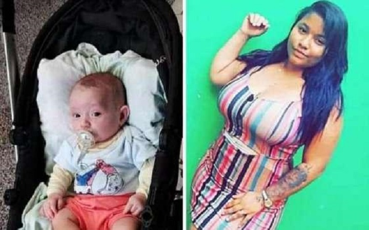 Ramira Gomes da Silva, de 22 anos, matou o filho, Brayan da Silva Otani, de quatro meses de idade (Reprodução)