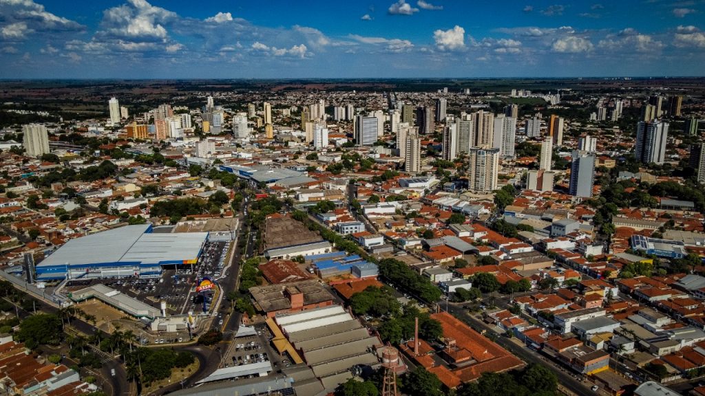 Vista aérea de Araçatuba