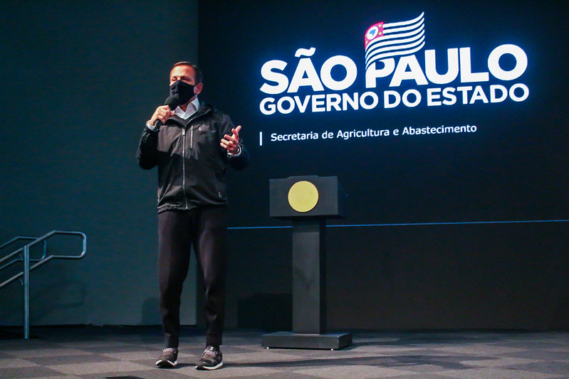 João Dória no lançamento do Programa “Agro-SP+Seguro” 