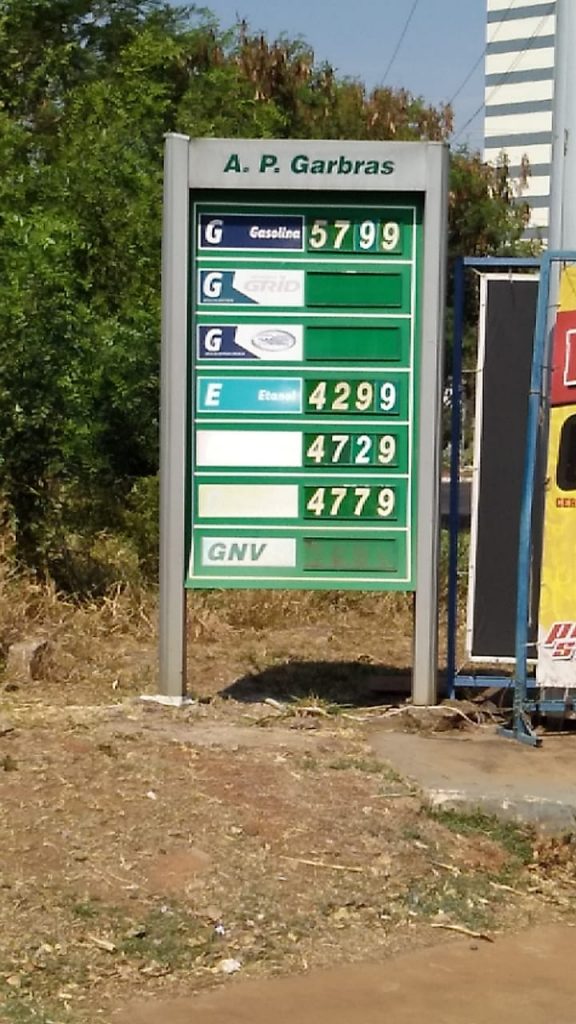 Para o pagamento no cartão de crédito, preço do etanol chega a R$ 4,299 em Araçatuba - Foto: Regional Press