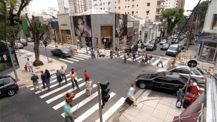 Rua Oscar Freira, nos Jardins, região central de São Paulo (Divulgação/ALOF)
