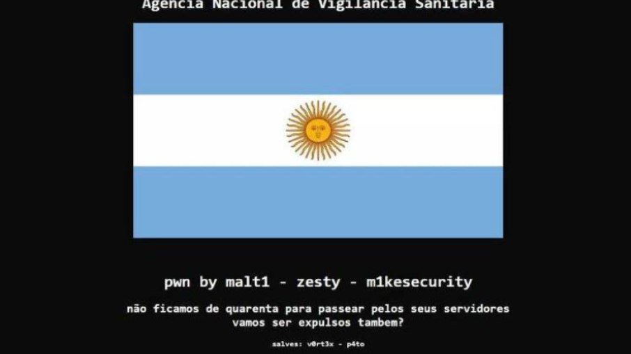 site anvisa bandeira argentina