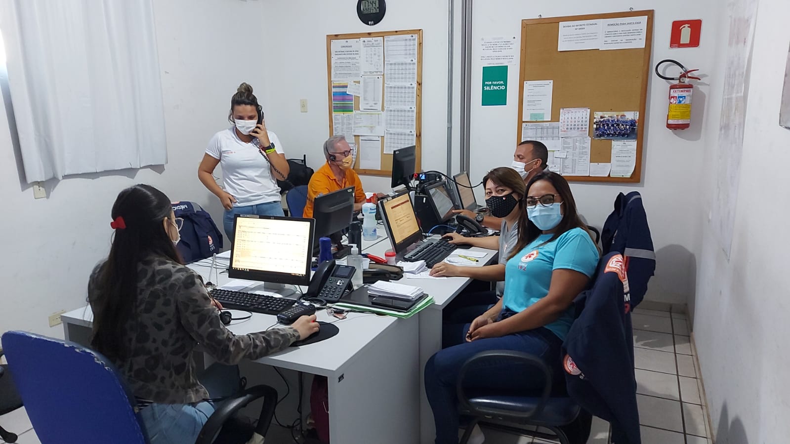 Central de Regulação do SAMU de Araçatuba, de onde o médico fez o atendimento por telefone