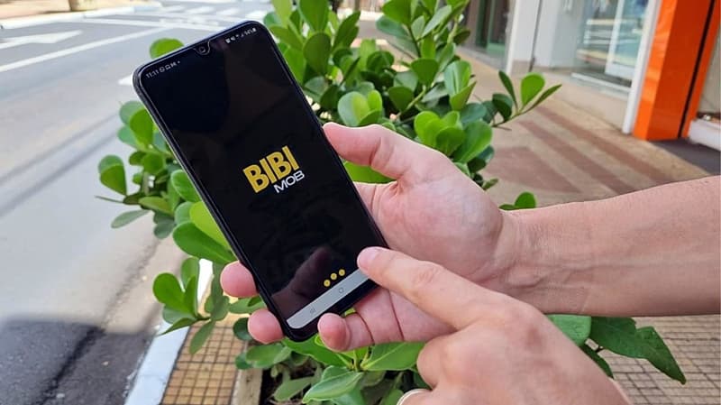 Bibi Mob, um aplicativo de transporte privado, foi lançado no dia 3 de janeiro na cidade do interior paulista - Divulgação