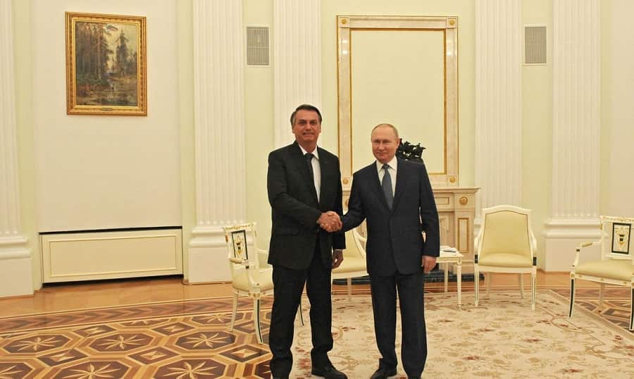 Jair Bolsonaro e Vladimir Putin
