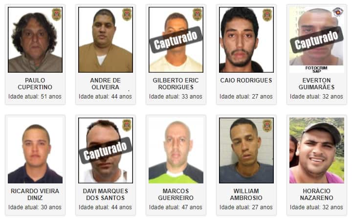 criminosos mais procurados de São Paulo