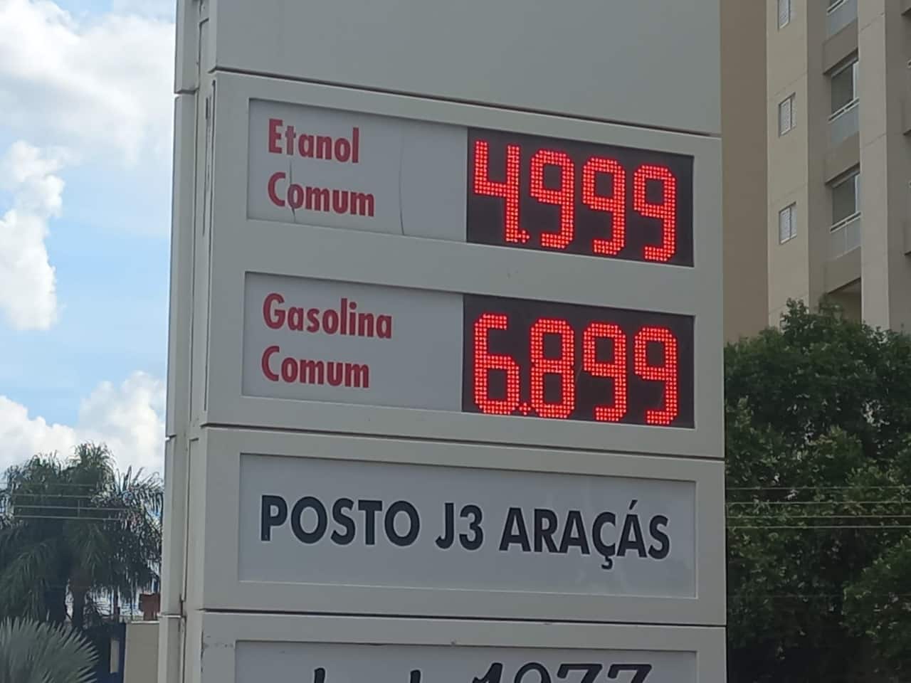 Preço do etanol chega a R$ 5,00 em Araçatuba