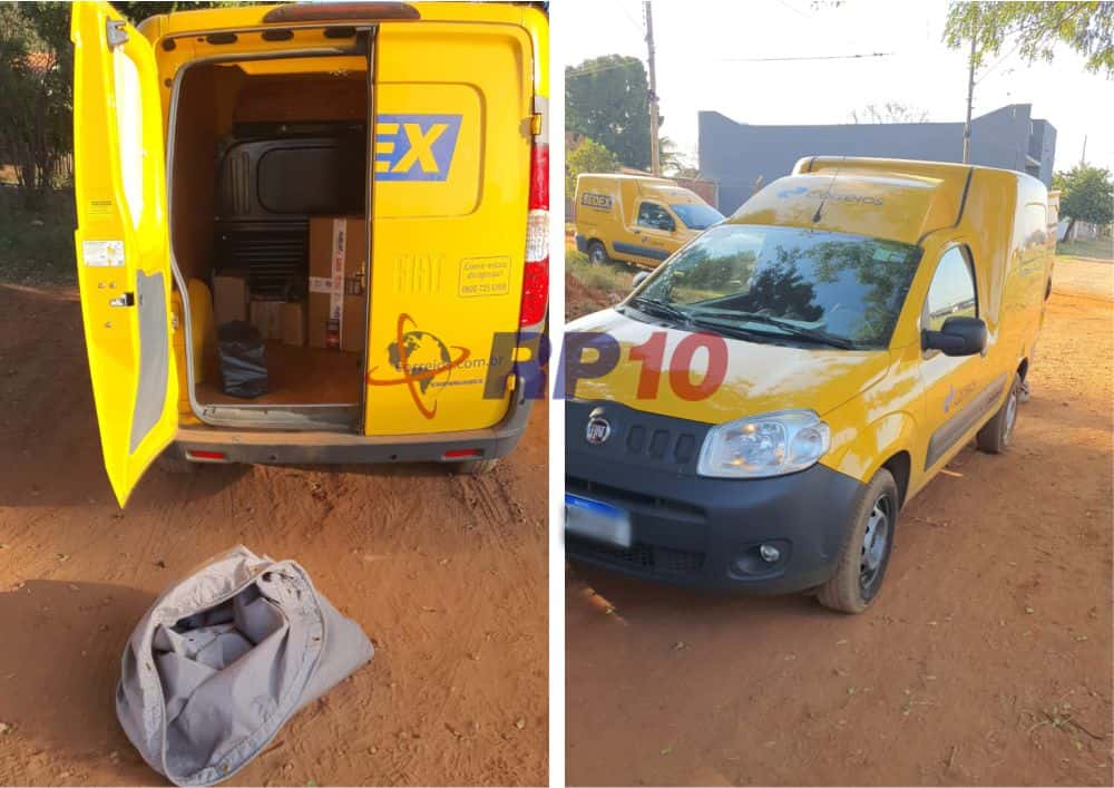 No dia 25 outro veículo dos correios foi roubado na mesma região por homem com as mesmas características físicas