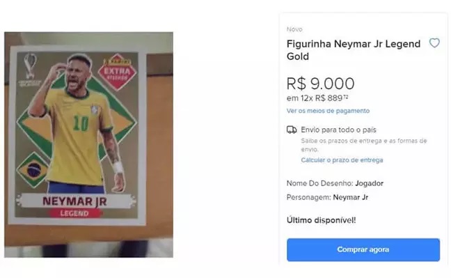 figurinha neymar