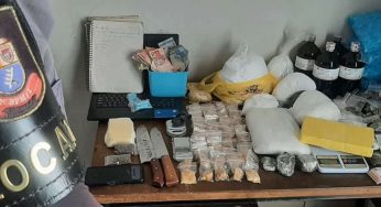Rocam apreende cerca de 10 kg de drogas no bairro Quemil, em Birigui