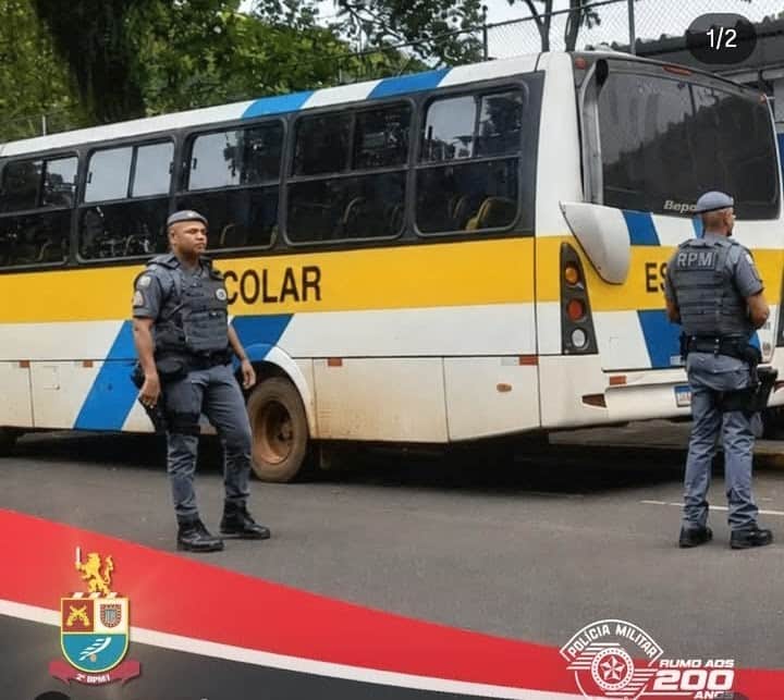 Fiscalização bloqueia 8 transportes escolares irregulares em Araçatuba fiscaliza bus ata