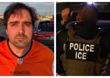 Felipe Linares De Oliveira Dell Aquilla o Don preso nos Estados Unidos por agentes da Police ICE
