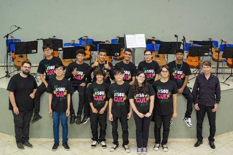 Camerata de Violões do GURI Araçatuba se apresenta em Bilac camerata violao Guri