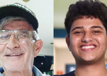 Dirceu Antônio Zanchi e Gabriel Zanchi Fernandes, avô e neto (Imagem: Reprodução/Instagram)