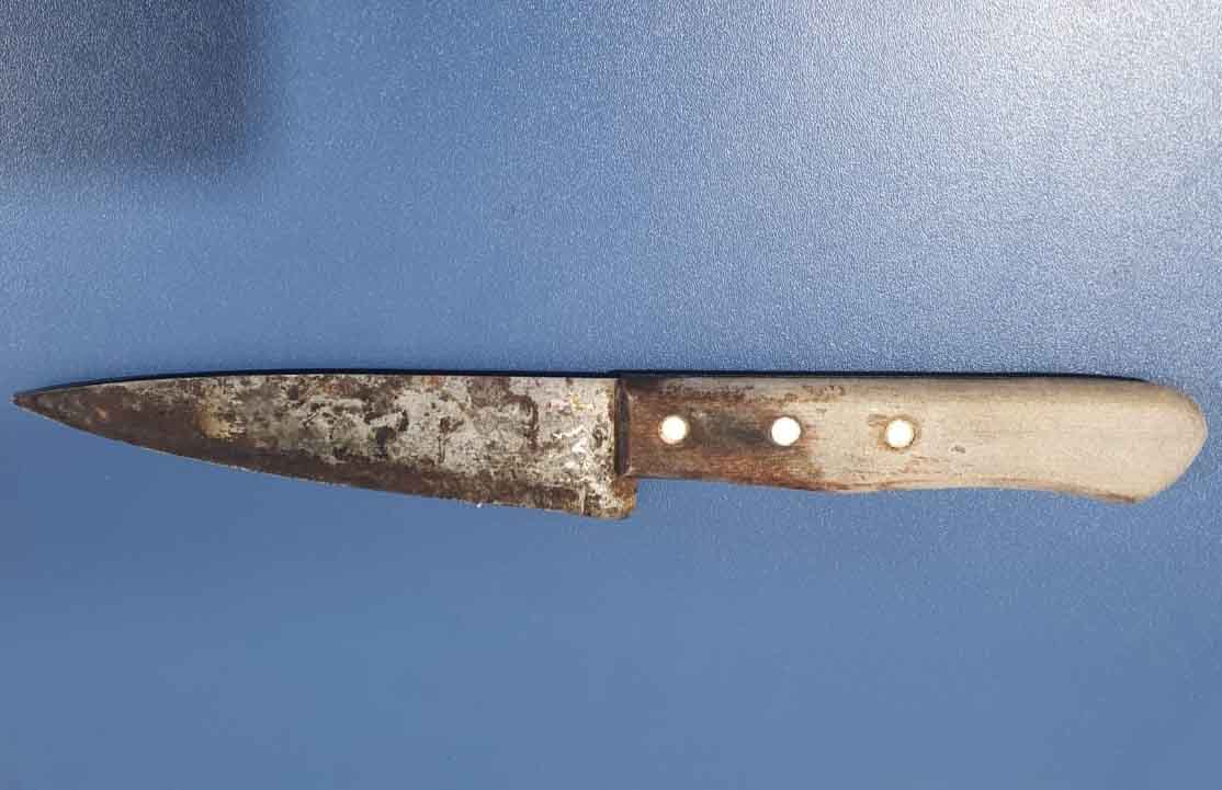 Mulher trans é esfaqueada no tórax e suspeito é preso pela PM em Nova Luzitânia faca 2