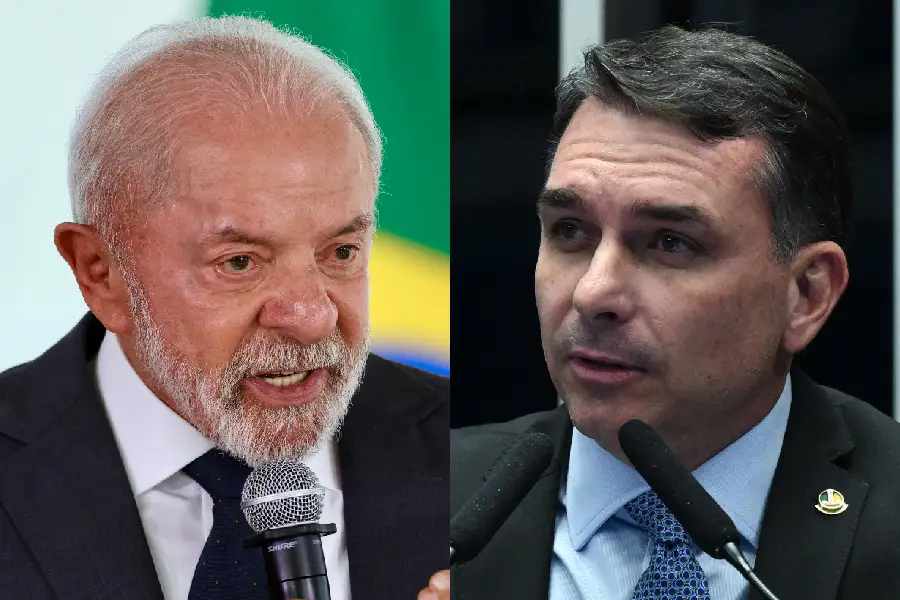 Quaest: Lula lidera com 44% no 2º turno e abre vantagem sobre Flávio Bolsonaro, que tem 38% (Fabio Rodrigues-Pozzebom/Agência Brasil/Carlos Moura/Agência Senado/Divulgação)