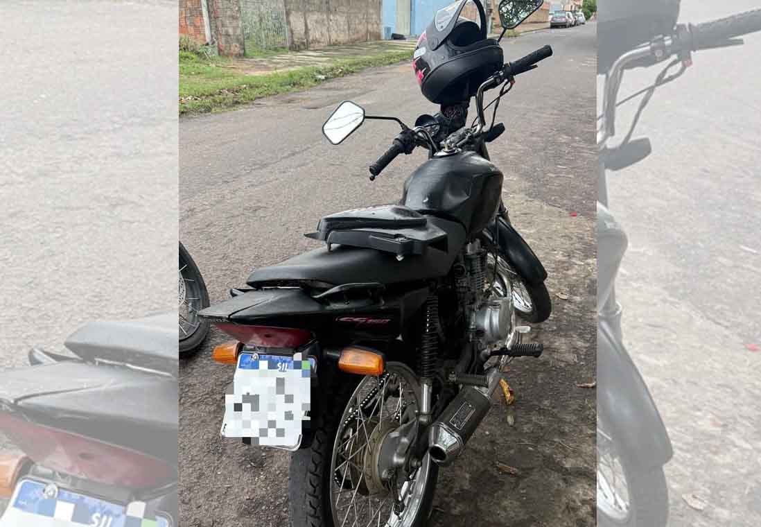 Homem é preso com moto adulterada no São José moto adulterada