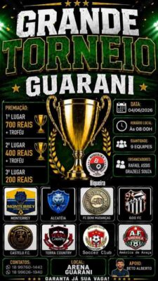 torneio futebol Guarani