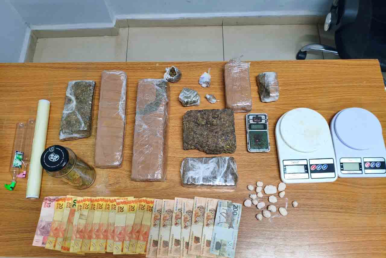Homem é preso com mais de 3,4 quilos de maconha durante ação da PM em Araçatuba trafico