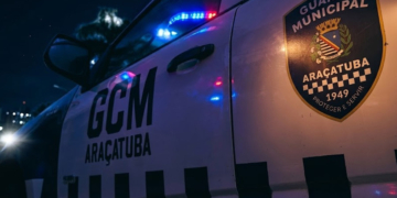 viatura da GCM de Aracatuba