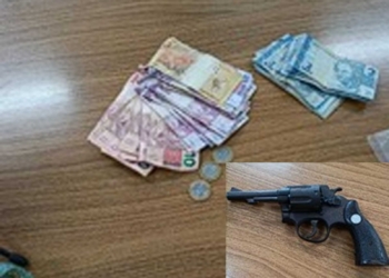 arma apreendida com menor