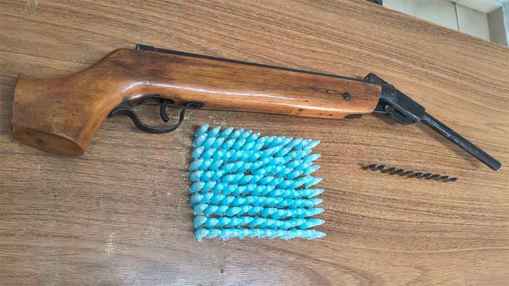 Força tática prende homem por tráfico e posse ilegal de arma arma e droga