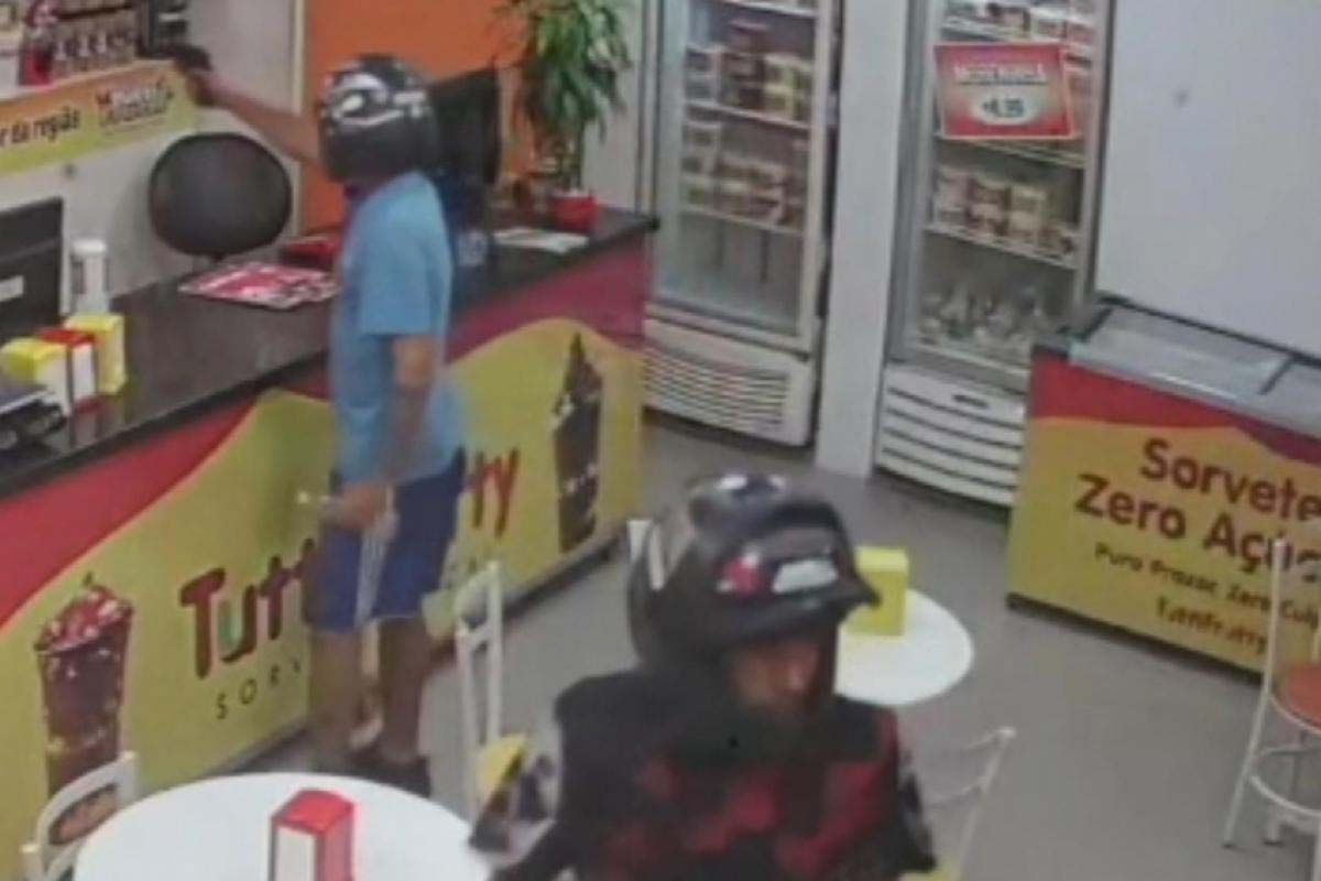 Dois homens são presos pela PM após roubo a sorveteria em Birigui assalto a sorveteria