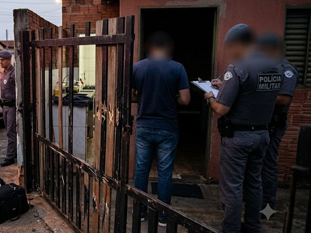 Homem denuncia ex-companheira por agressão e ameaça com faca em Araçatuba Ilustração: Imagem gerada por IA