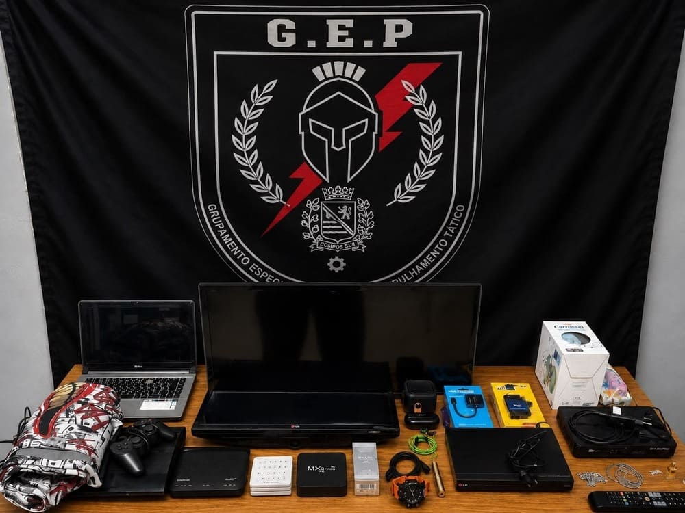 Perturbação do sossego leva GEP a recuperar bens furtados em Araçatuba objetos furtados recuperados pelo de GEP