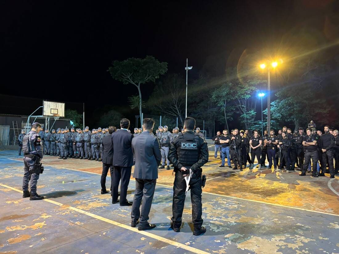 Operação Regresso mira integrantes do PCC em seis cidades do interior paulista policiais durante Operacao Regresso em Aracatuba