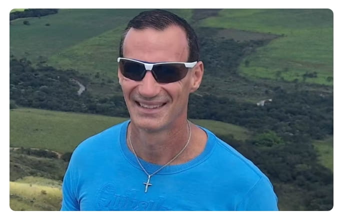 Fábio José Colombo  morreu após ser atingido por uma linha com cerol — Foto: Redes sociais