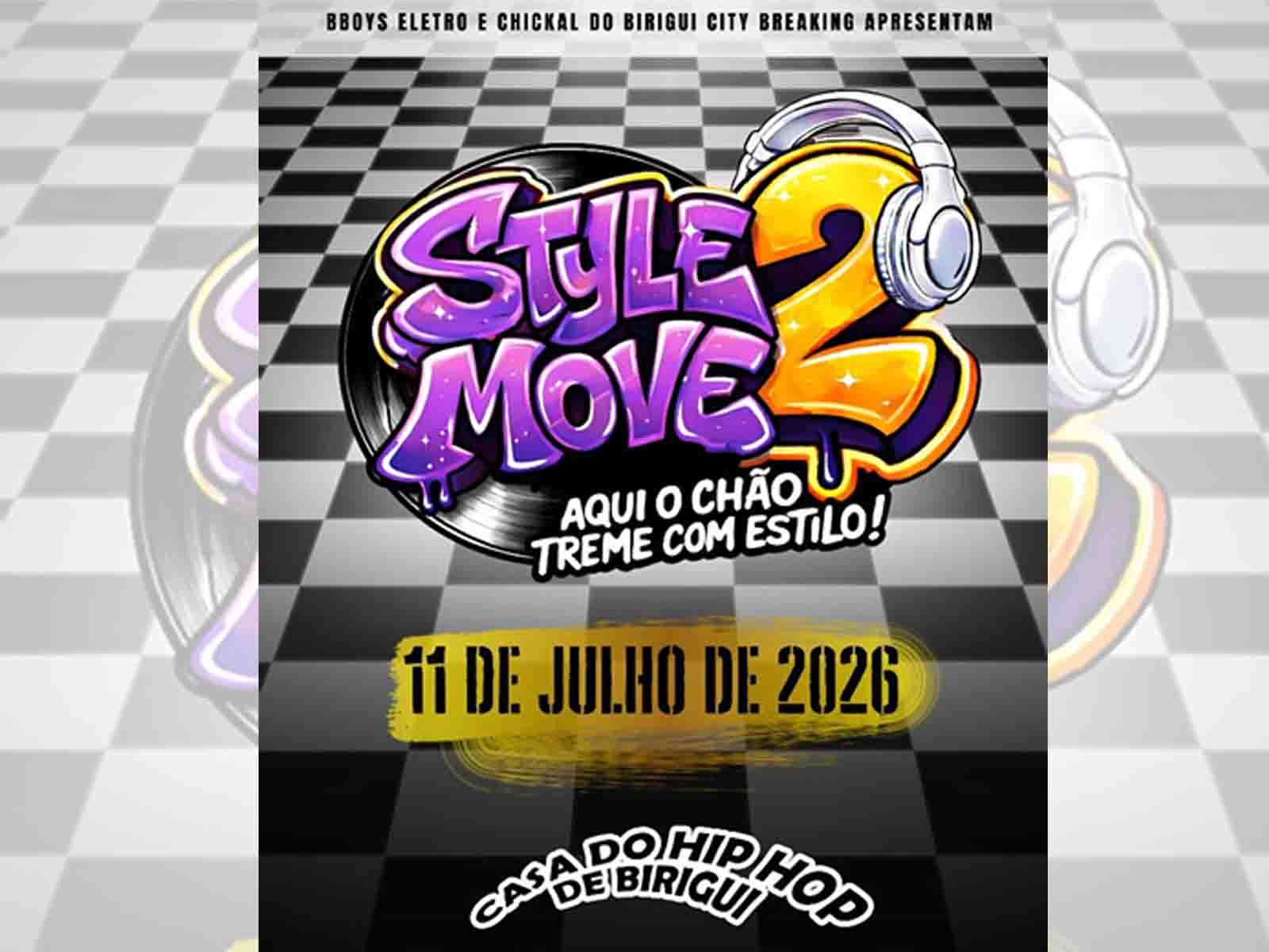 Style Move vai reunir crianças, jovens e adultos na Casa do Hip Hop em Birigui style move