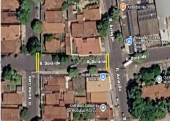 trecho da rua Dona Ida