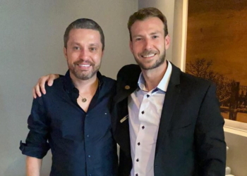 Deputado Fausto Pinato e o médico Filipe Fornari