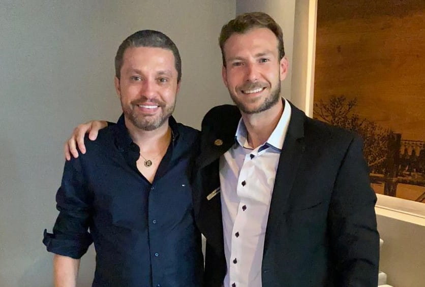 Fausto Pinato inicia campanha e terá dobrada com Filipe Fornari na região Deputado Fausto Pinato e o médico Filipe Fornari