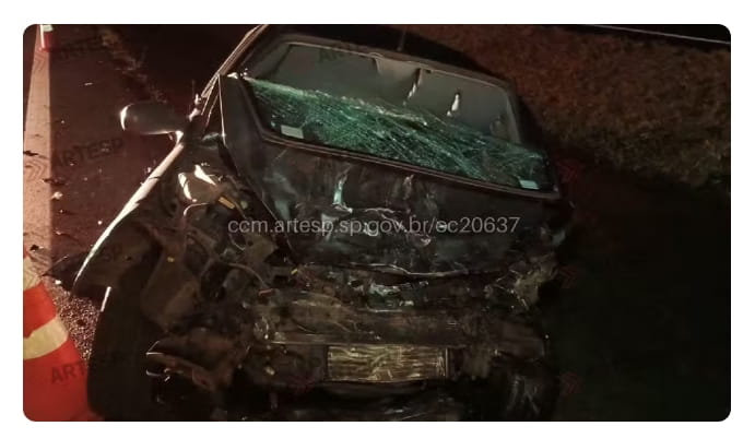 Batida frontal na SP-294 deixa dois mortos e dois feridos graves no interior de SP Foto: CCM - Artesp/Divulgação