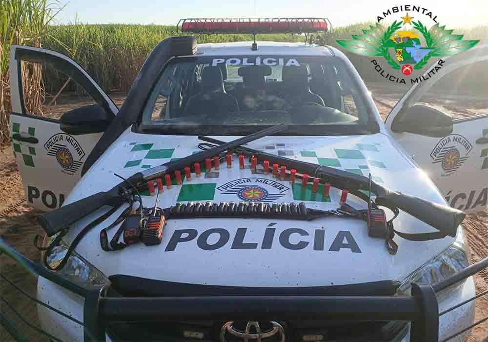 Polícia Ambiental prende três durante ação contra caça ilegal em Valparaíso caca