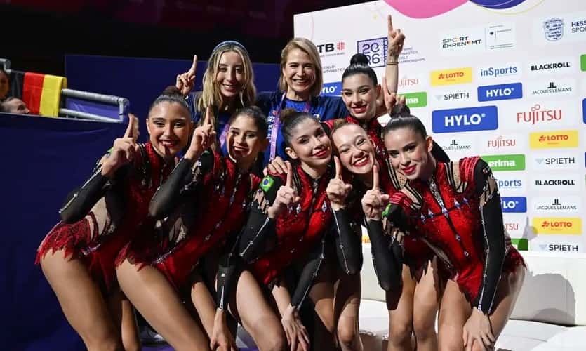 Brasil faz história e leva dois ouros no Mundial de ginástica rítmica © MeloGym/CBG