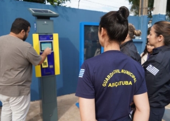 implantacao da zona azul de aracatuba