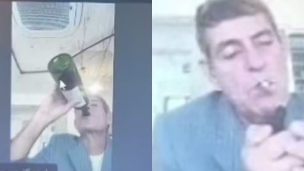 juiz fumando e bebendo em audiencia 1