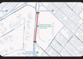 mapa do transito em Birigui