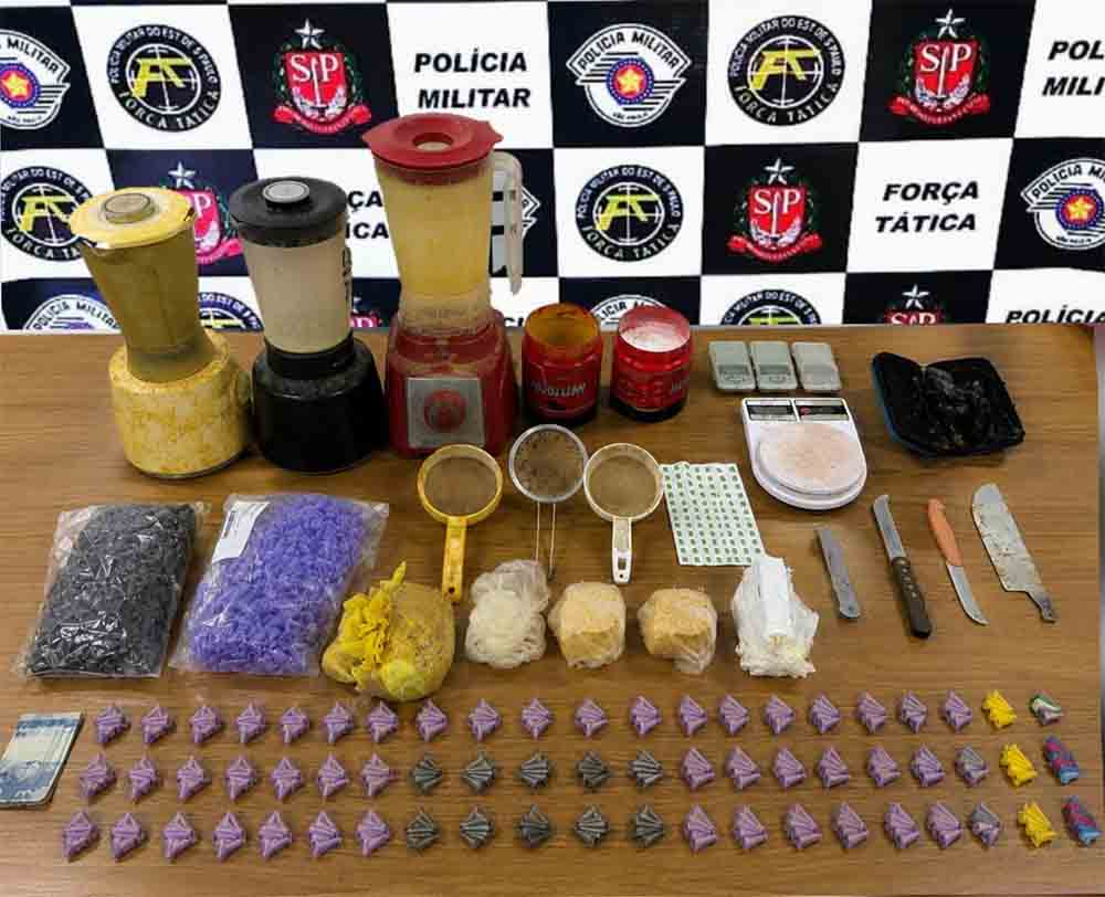 Polícia Militar prende dois homens por tráfico de drogas em Araçatuba trafico 2