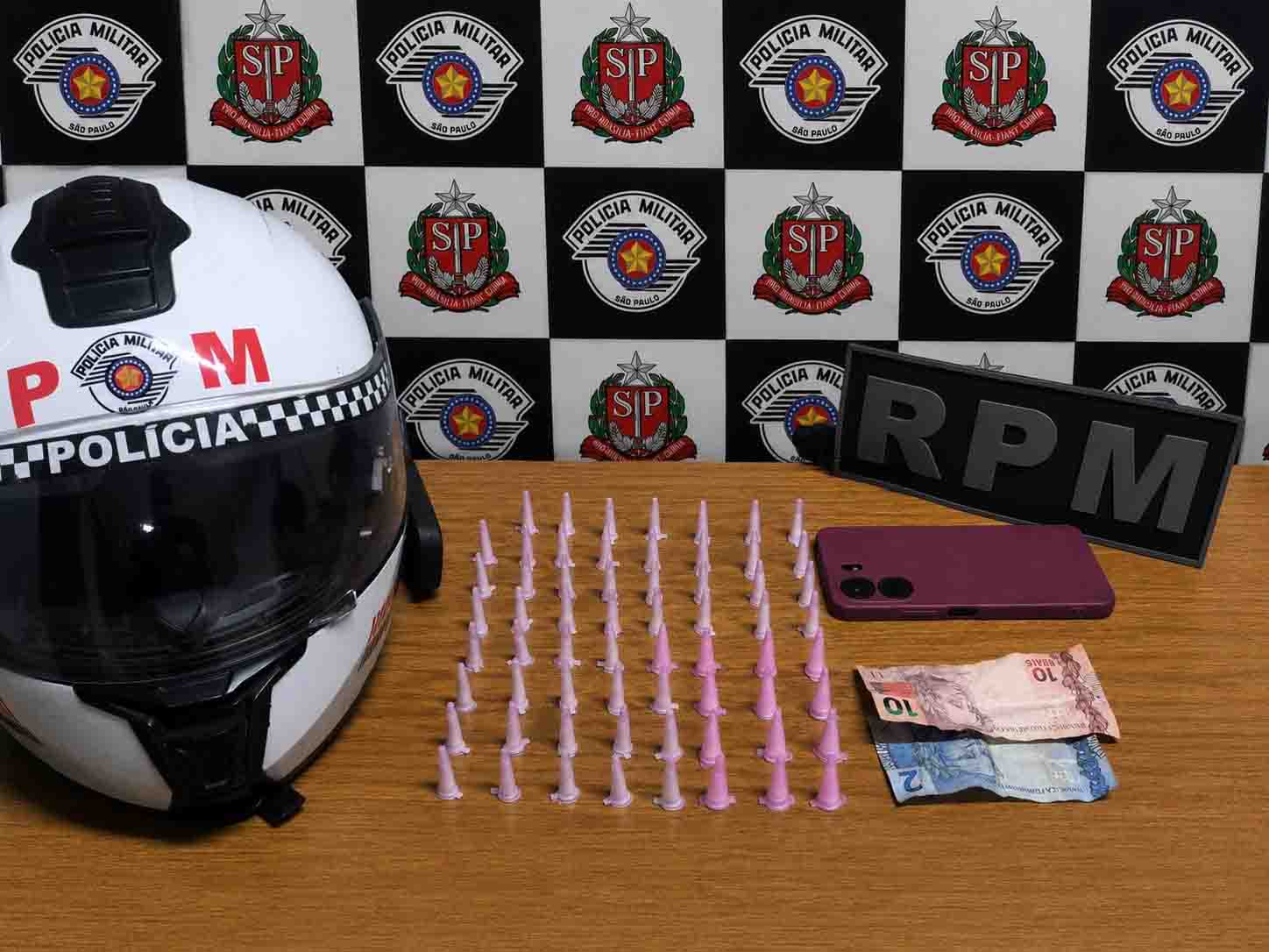 PM prende homem por tráfico no Mão Divina trafico no mao divina