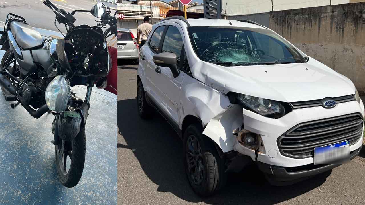 Mulher fica gravemente ferida em acidente com motorista de CNH cassada em Araçatuba acidente de transito