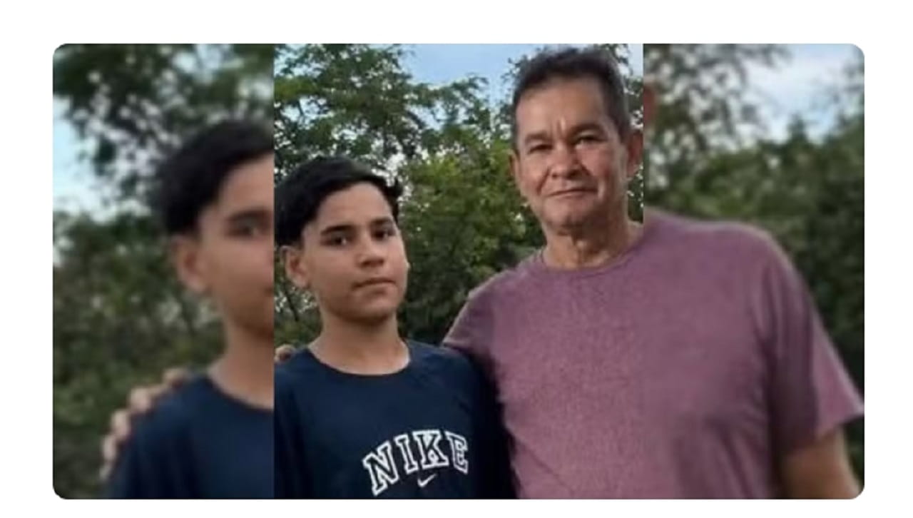 Pai e filho morrem em batida frontal entre carros no interior de SP José Marcos Ramos e o adolescente Marcos Guilherme de Souza Ramos morreram em acidente na Estrada Vicinal de Reginópolis — Foto: Arquivo Pessoal