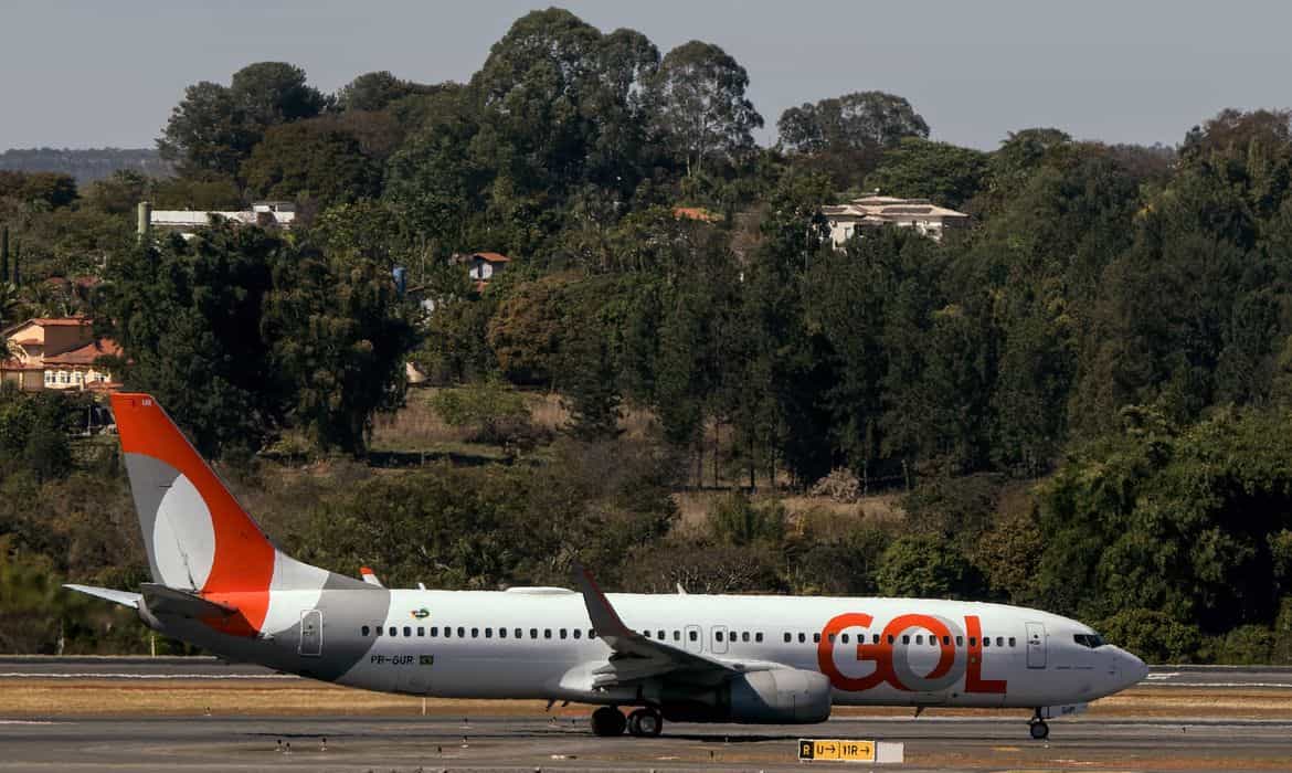Avião da GOL faz pouso de emergência após decolagem em Goiânia © Rafa Neddermeyer/Agência Brasil