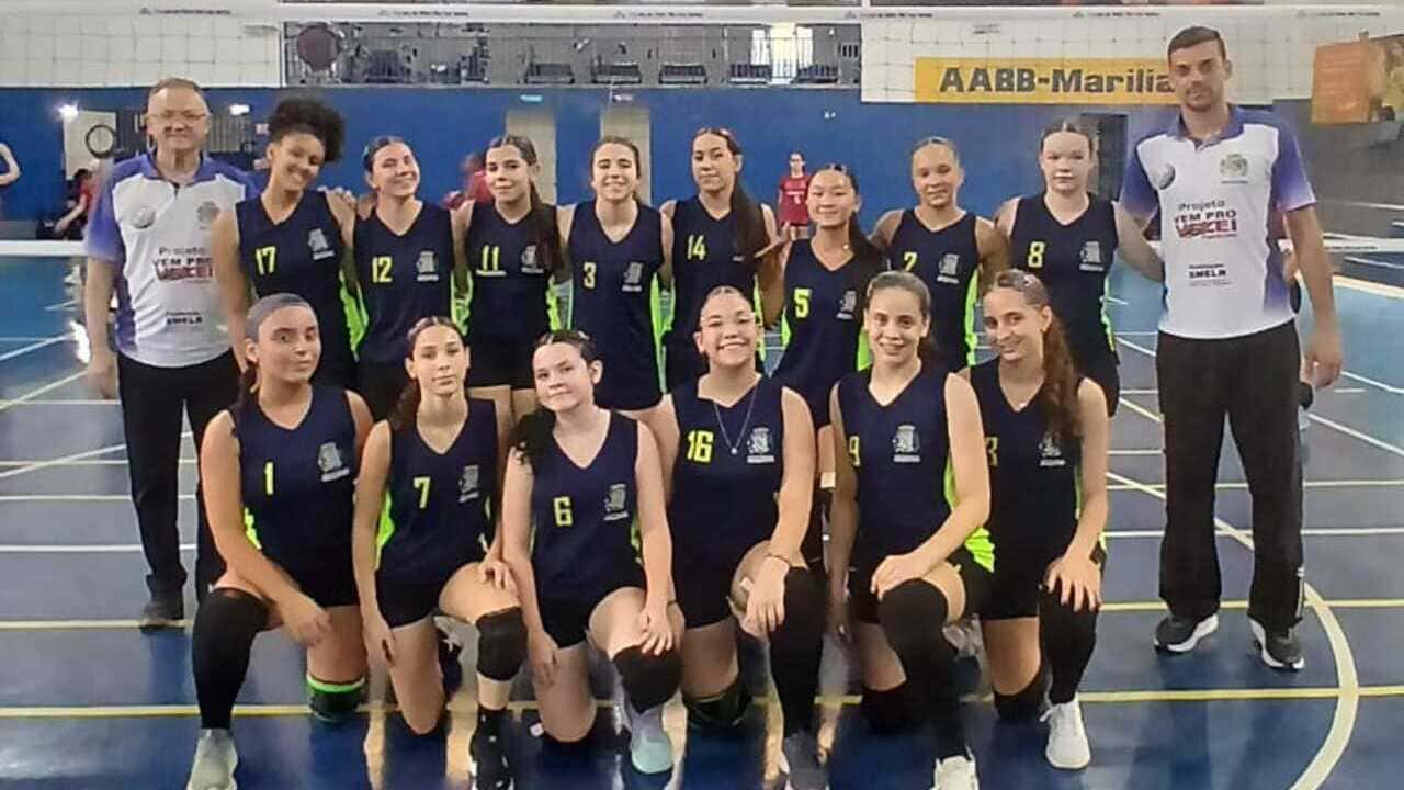 Araçatuba conquista vice-campeonato em festival regional de vôlei equipe mirim feminina de volei de Aracatuba