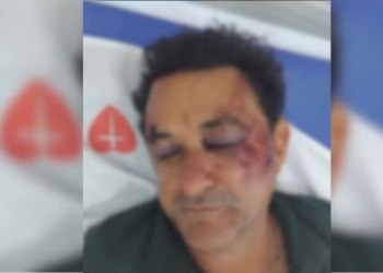 O garçom Helzio Ramos Borges, de 60 anos, foi agredido em Valparaíso. (Foto: Arquivo pessoal)