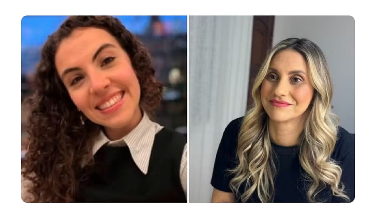 Amanda Marcondes de Oliveira era social media e tinha 26 anos e Daniele Borges de Souza Lima era professora e tinha 41 anos — Foto: Reprodução/Redes Sociais